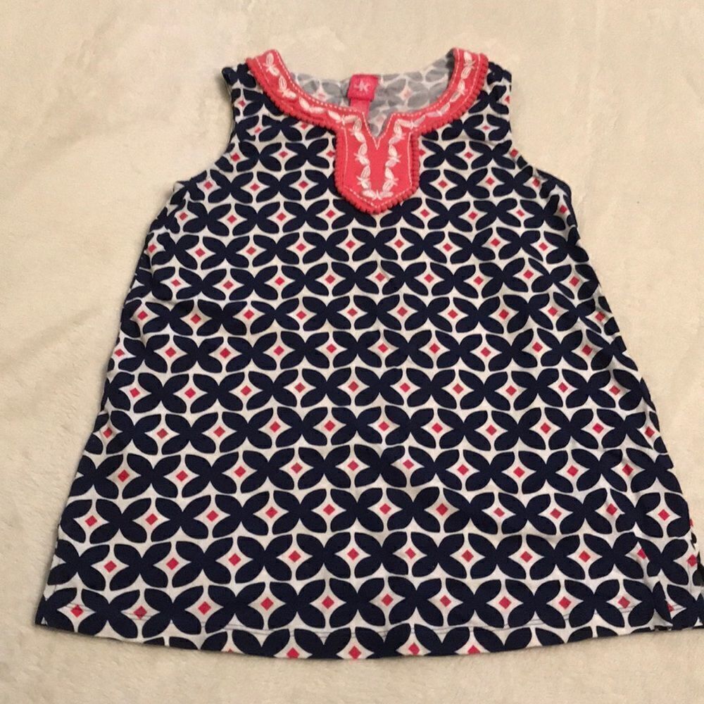 J. Khaki Pink & Blue Tank - Size XL (16)